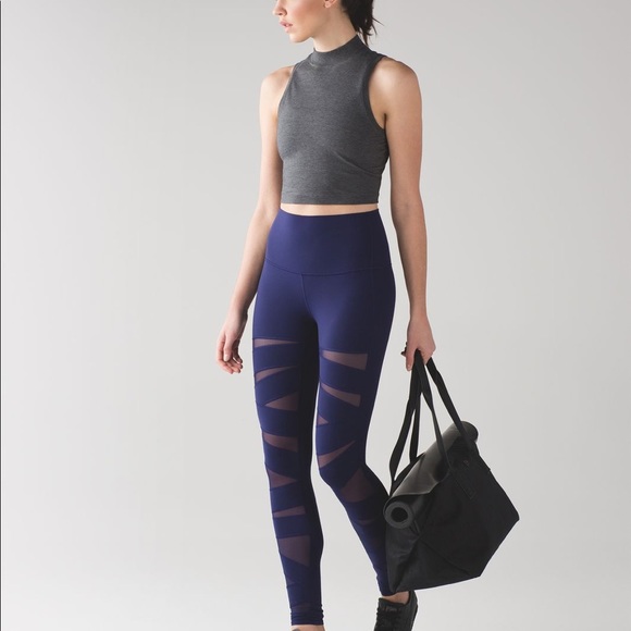 Wunder Under Pant HR Tech Mesh in Hero Blue - Picture 1 of 6